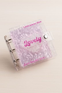 Фотоальбом - биндер для карт "Lovely", 20 страниц(13*12,5 см)