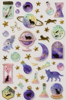 Наклейки &quot;Lunar cat&quot;