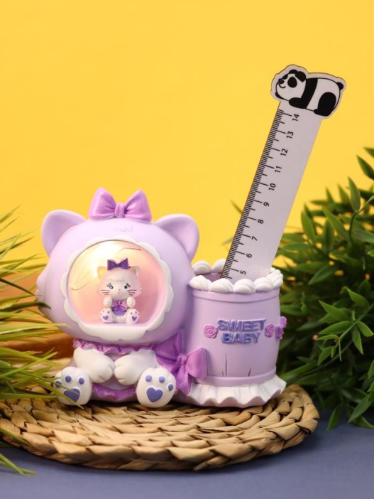 Ночник - подставка для канцелярских принадлежностей «Milly cat», purple 