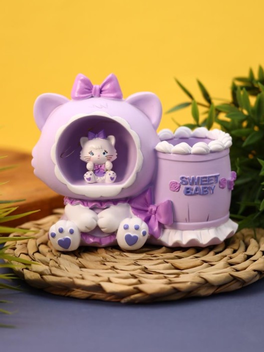 Ночник - подставка для канцелярских принадлежностей «Milly cat», purple 