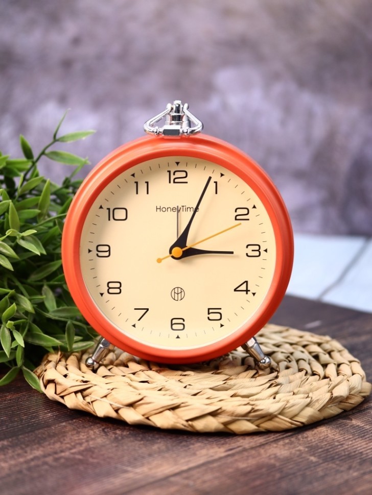 Часы-будильник «Honey time», red