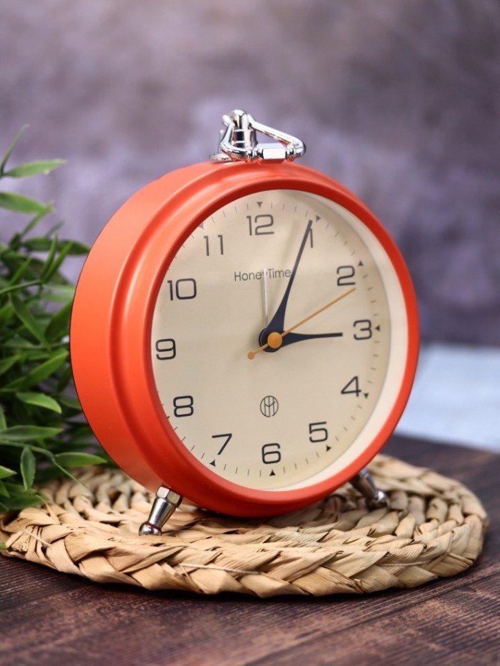 Часы-будильник «Honey time», red