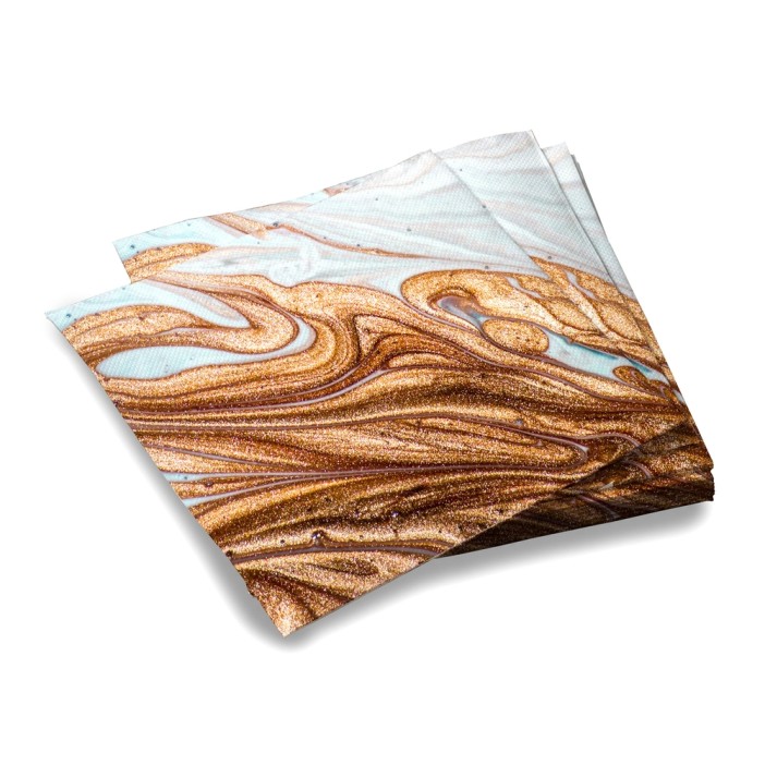 Салфетки бумажные трехслойные 20 шт. &quot;Смола серая&quot; (33*33 см) 