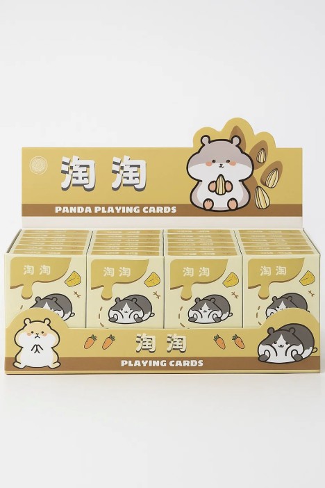 Игральные карты 54 шт. "HAMSTER" 6*9*1,8 см 