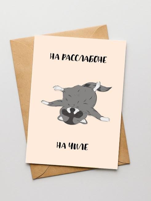 Набор открыток 5 шт. «На чиле», 10*15 см 