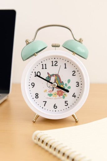 Часы-будильник "Unicorn", green