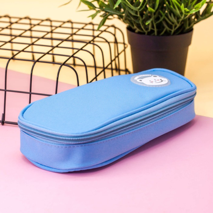 Пенал "Cute head bear", blue 