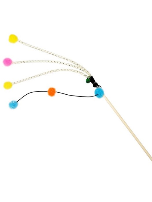 Махалка для кошек &quot;Мячики на веревке&quot;, 50 см 