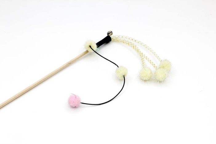 Махалка для кошек &quot;Мячики на веревке&quot;, 50 см 