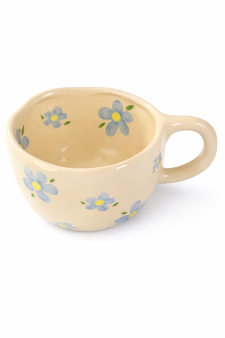 Кружка керамическая «Милая красавица», синяя (300 мл)