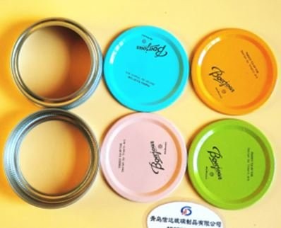 Кружка банка для напитков с трубочкой Bonjours (оранжевая) 