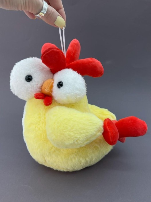 Мягкая игрушка &quot;Crazy chick&quot;, yellow, 22 см 