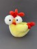 Мягкая игрушка (3+) "Сумасшедший цыпленок", желтая, 22 см