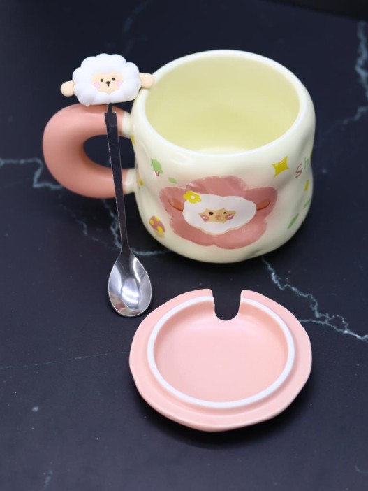 Кружка «Lucky sheep», pink (450 ml) 