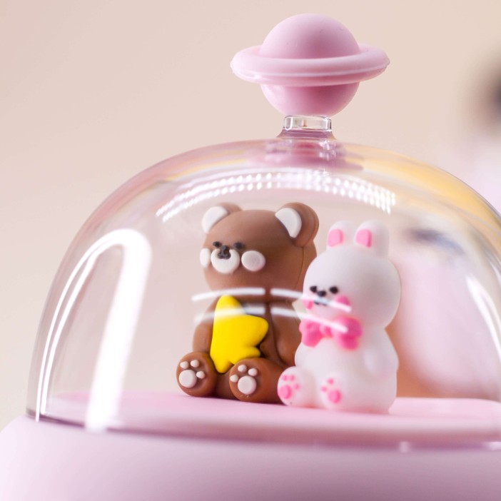 Термос "Space friends", pink (350 ml) 