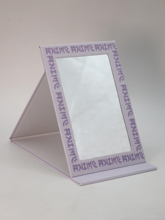 Зеркало настольное GIRLY &quot;Anime girl&quot;, purple, 15*22 см 