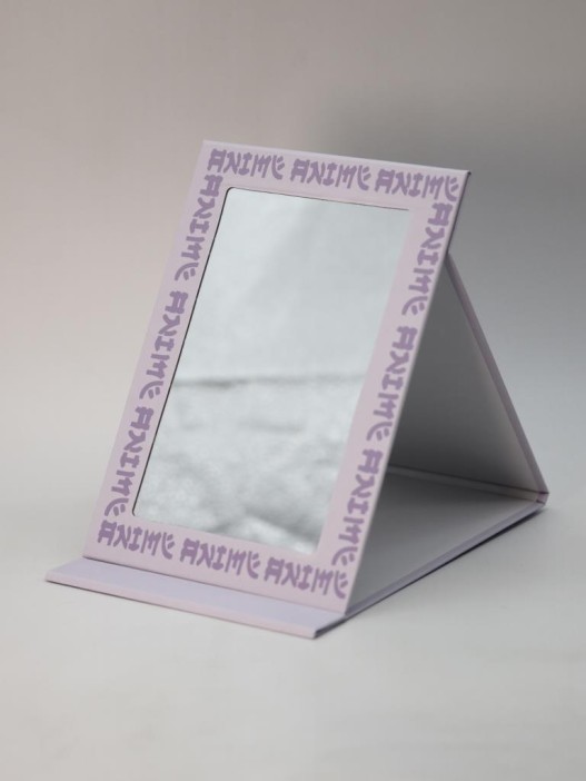 Зеркало настольное GIRLY &quot;Anime girl&quot;, purple, 15*22 см 