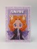 Зеркало настольное GIRLY "Аниме девочка", фиолетовое, 15*22 см