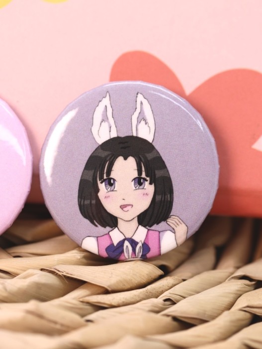 Набор значков 3 шт. iLikeGift Аниме &quot;Love bunny girl&quot; 