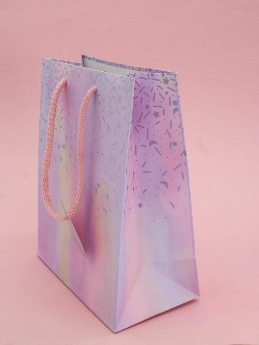 Пакет подарочный «Magic», pink (18*23*10) 