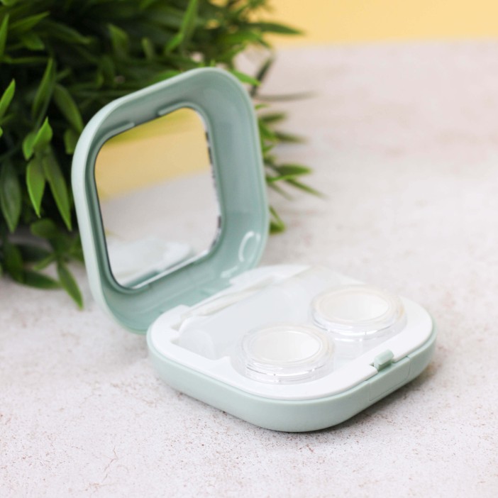 Контейнер для линз «Smooth», green 