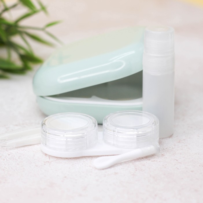 Контейнер для линз «Smooth», green 