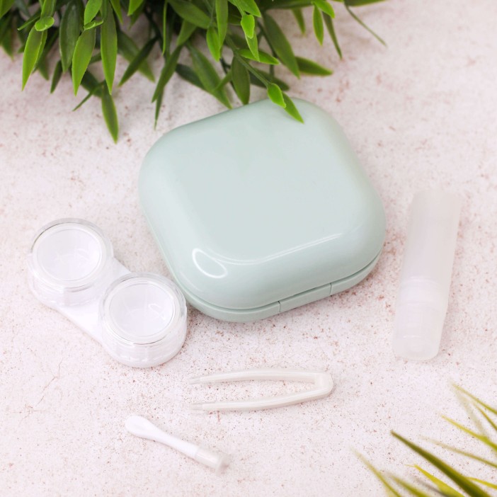 Контейнер для линз «Smooth», green 