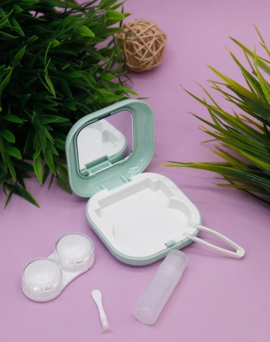 Контейнер для линз «Smooth», green 