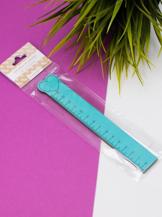 Линейка ECO из дерева TIFFANY HEART 