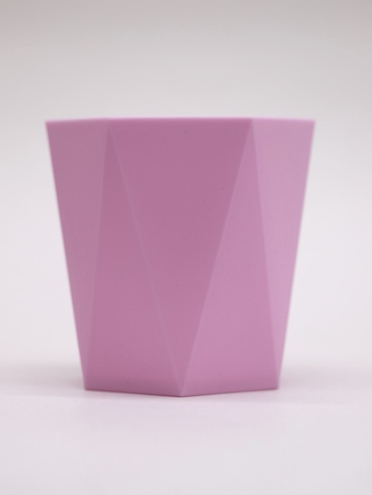 Стакан для зубных принадлежностей / канцелярских принадлежностей  «Triangle», pink 