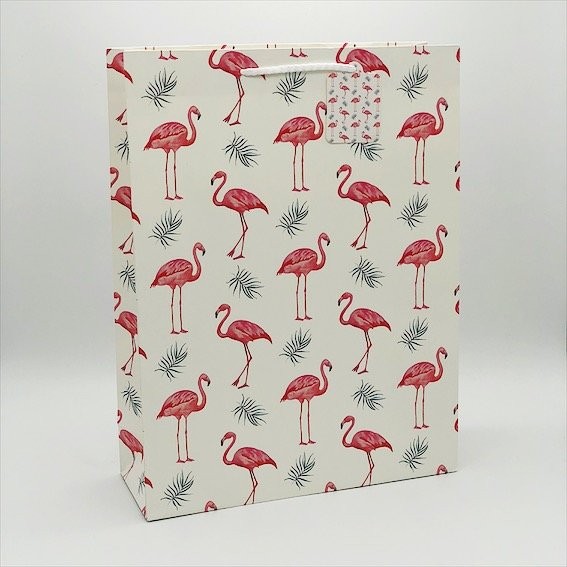 Пакет подарочный &quot;Little flamingo&quot;,L 