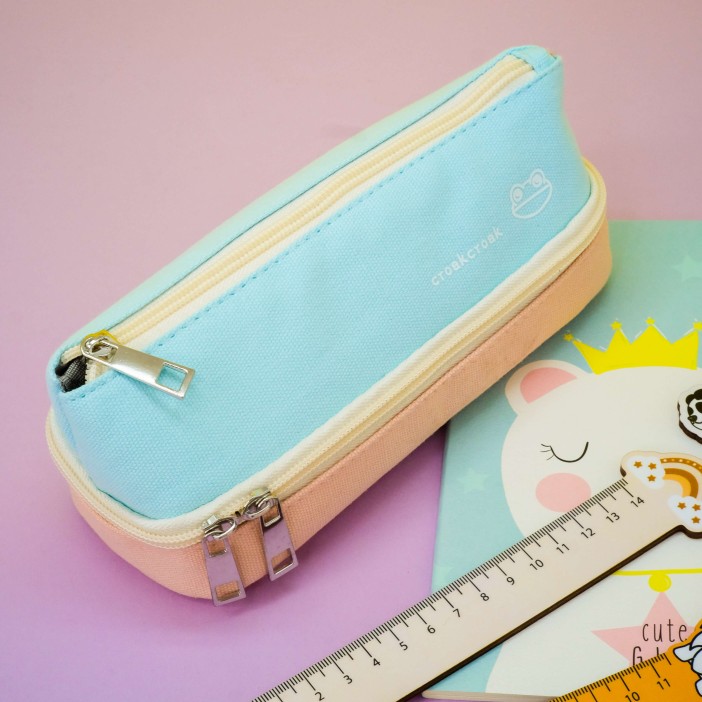 Пенал "Classic locks", light blue-pink 