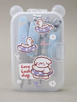 Маникюрный набор "Doggy lifebuoy", blue