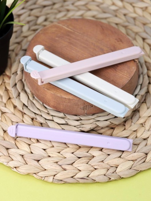 Зажим для пакетов &quot;Color&quot;, упаковка 4 шт. 