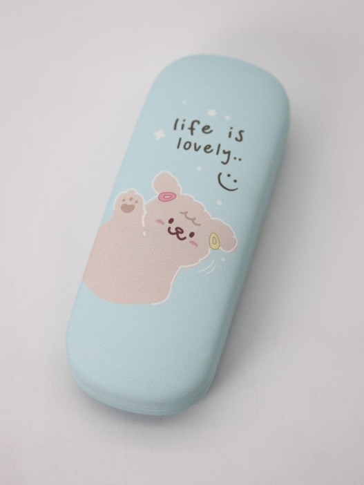 Чехол для очков &quot;Life is lovely&quot;, green 