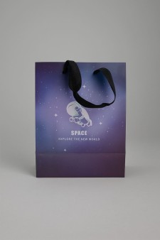 Пакет подарочный «Love&amp;Space», new world (18*23*11)