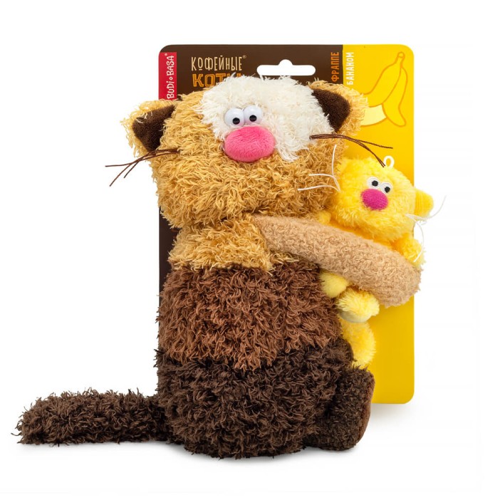 Мягкая игрушка "Фраппе с Бананом  Коллекция "Сиропчики" (19 см) 