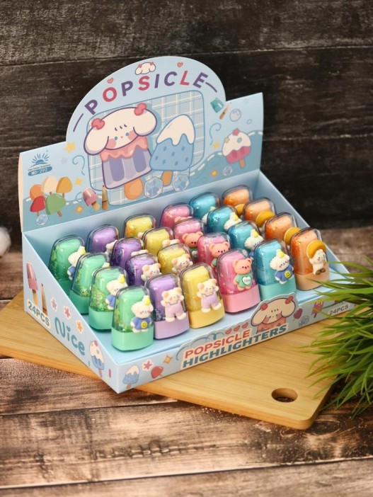 Маркер текстовыделитель &quot;Animals trousers&quot;, mix, шоу-бокс 24 шт. 