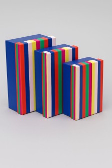 Набор подарочных коробок 3 в 1 «Stripes», 23*16*9.5-21*14*8.5-18*12*7