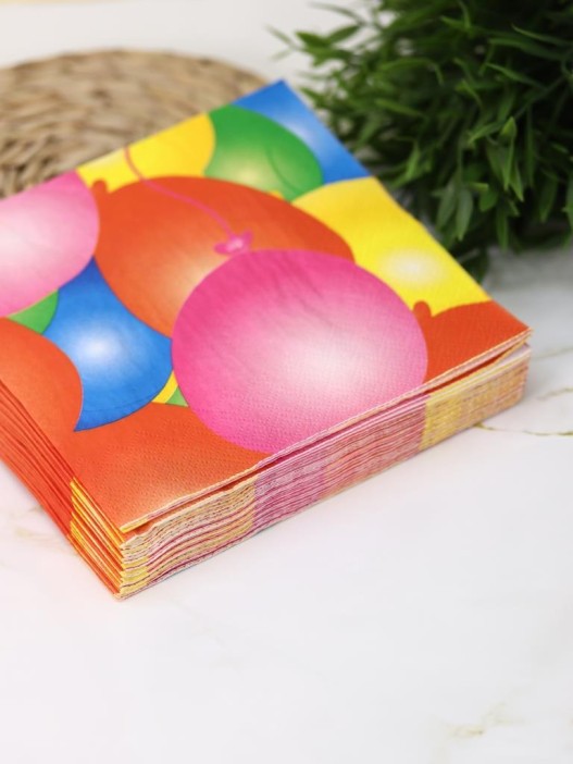 Салфетки бумажные &quot;Шары&quot; (33*33 см) 