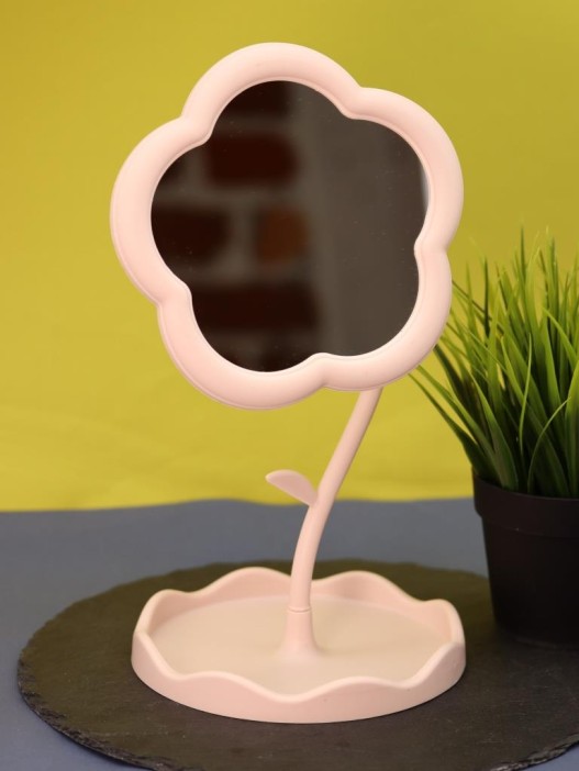 Зеркало настольное GIRLY &quot;Round flower&quot;, pink 