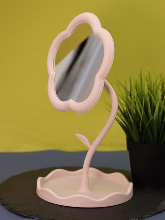 Зеркало настольное GIRLY &quot;Round flower&quot;, pink 