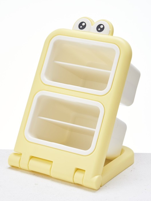 Органайзер настольный «Interesting eyes», yellow (20,5*14,2*17 см) 
