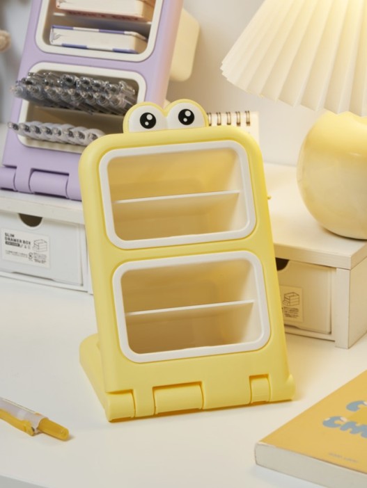 Органайзер настольный «Interesting eyes», yellow (20,5*14,2*17 см) 