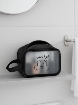 Косметичка "Lucky bear", black