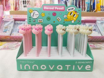Вечный карандаш "Rabbit", mix, шоу-бокс 36 шт.