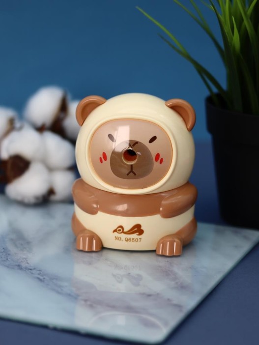 Точилка для карандашей механическая &quot;Evil capybara&quot;, light brown 