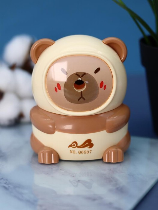 Точилка для карандашей механическая &quot;Evil capybara&quot;, light brown 