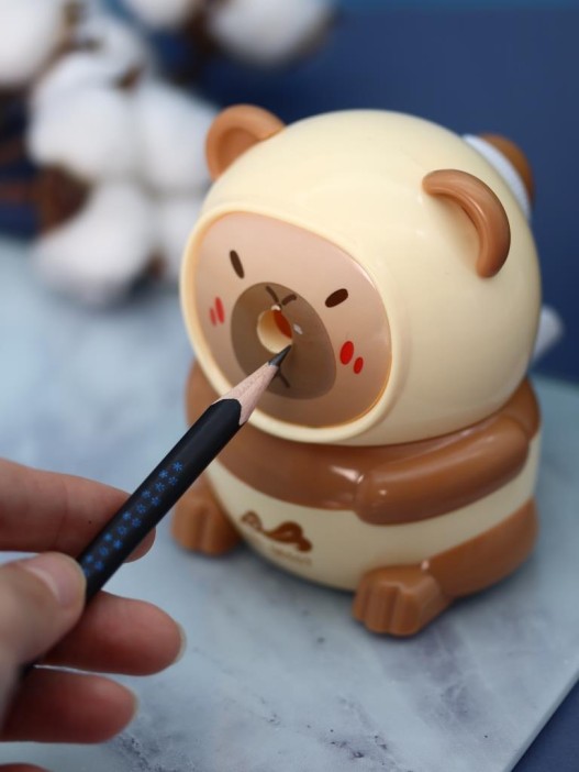 Точилка для карандашей механическая &quot;Evil capybara&quot;, light brown 