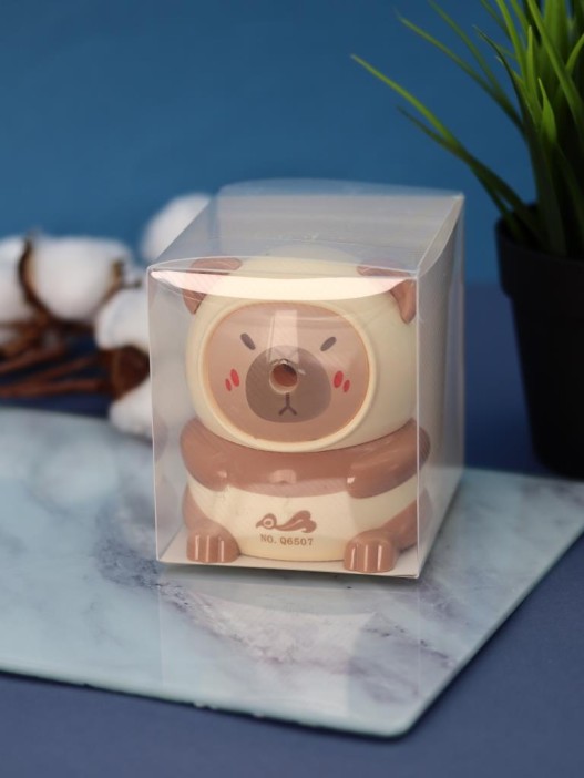 Точилка для карандашей механическая &quot;Evil capybara&quot;, light brown 